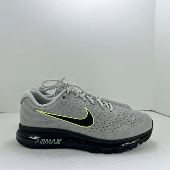 Nike Air Max 2017 Wolf Grey Black Platinum Sneakers 849559-012 Mens Size NEW